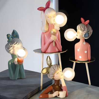 Stylish Bubble Glass Table Lamp
