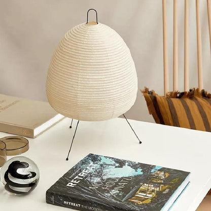Traditional Japanese Paper Table Lamp