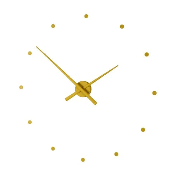 Simple Large Black Wooden Wall Clock 40cm