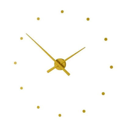 Simple Large Black Wooden Wall Clock 40cm