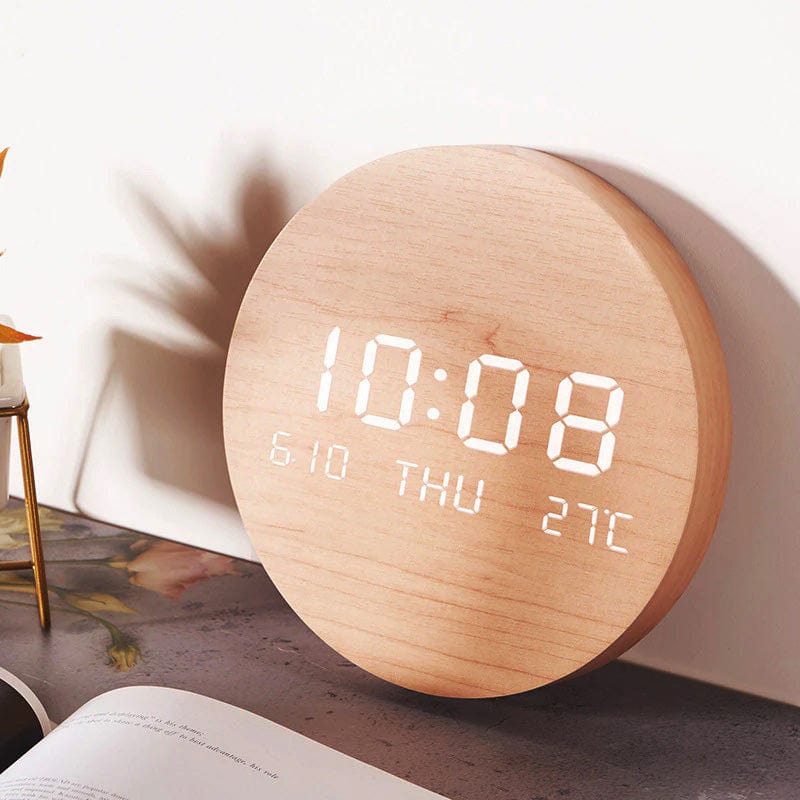 Rustic Wooden Wall Clock - Svenna - Befez