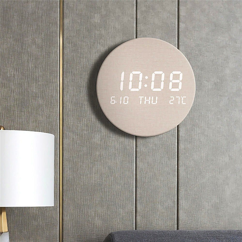 Rustic Wooden Wall Clock - Svenna
