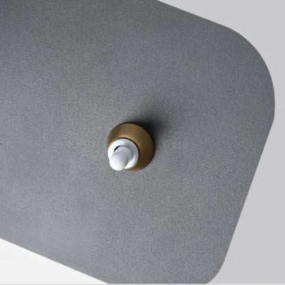 Simple White LED Wall Lamp with On/Off Switch
