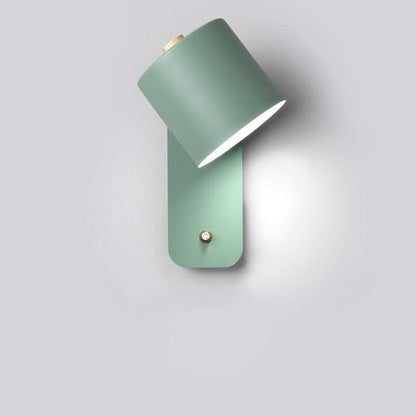 Simple White LED Wall Lamp with On/Off Switch - Befez