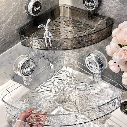 Easy Install Suction Wall Shelf Organizer