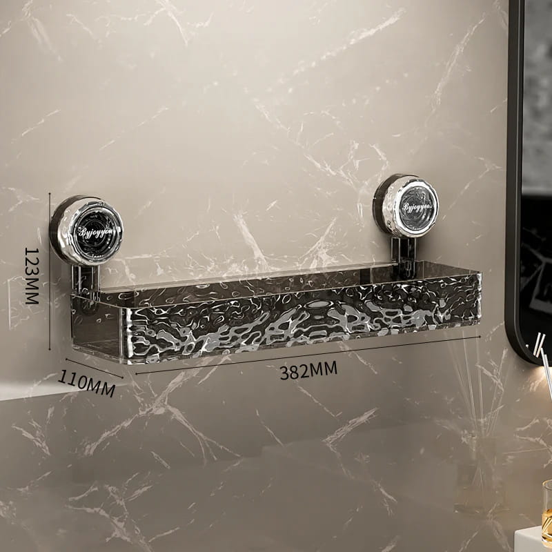 Easy Install Suction Wall Shelf Organizer