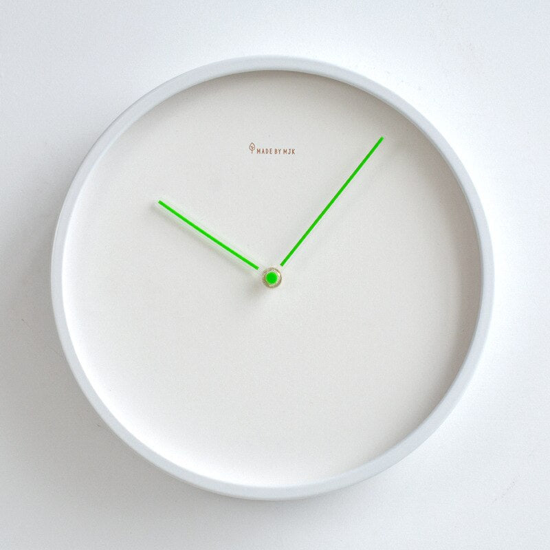 Simple Nordic Wooden Wall Clock Skara