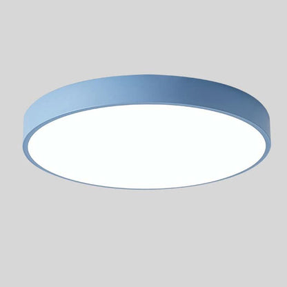 Scandinavian Wood LED Ceiling Lamp – Round Design