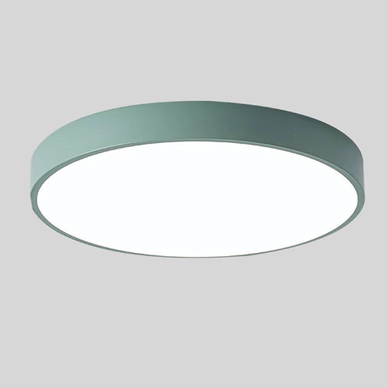 Scandinavian Wood LED Ceiling Lamp – Round Design