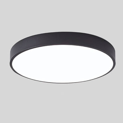 Scandinavian Wood LED Ceiling Lamp – Round Design