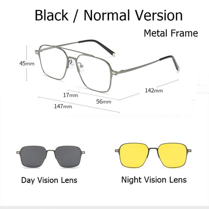 Strong Titanium Magnetic Clip On Sunglasses