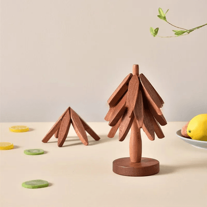 Elegant Wooden Table Decor