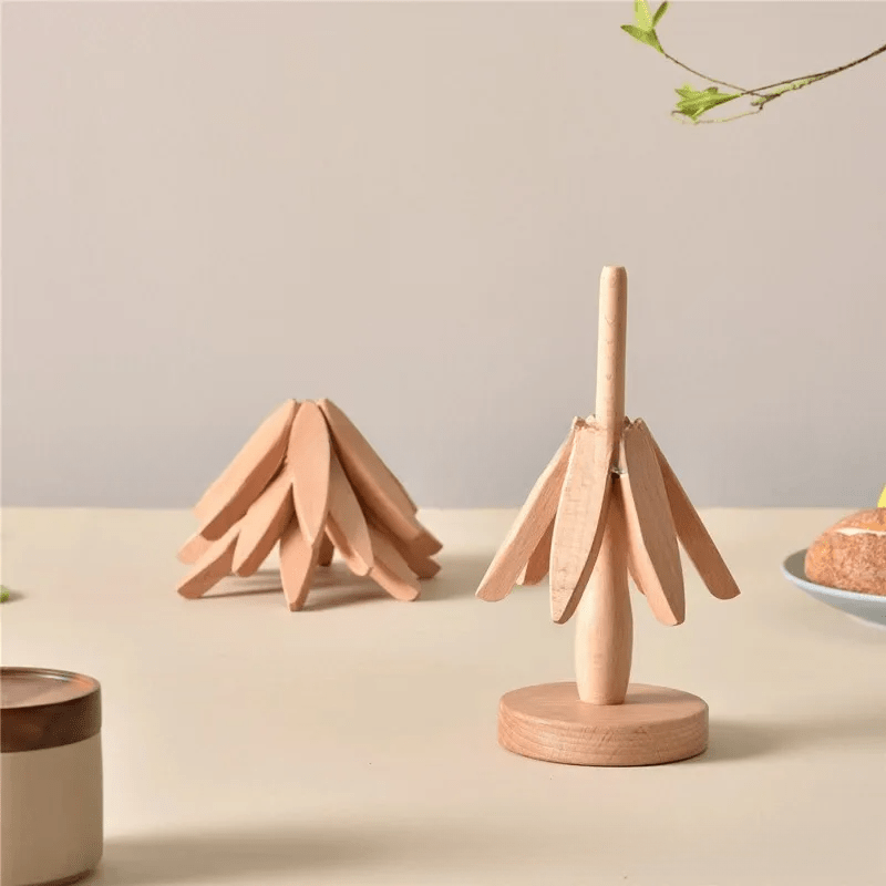 Elegant Wooden Table Decor