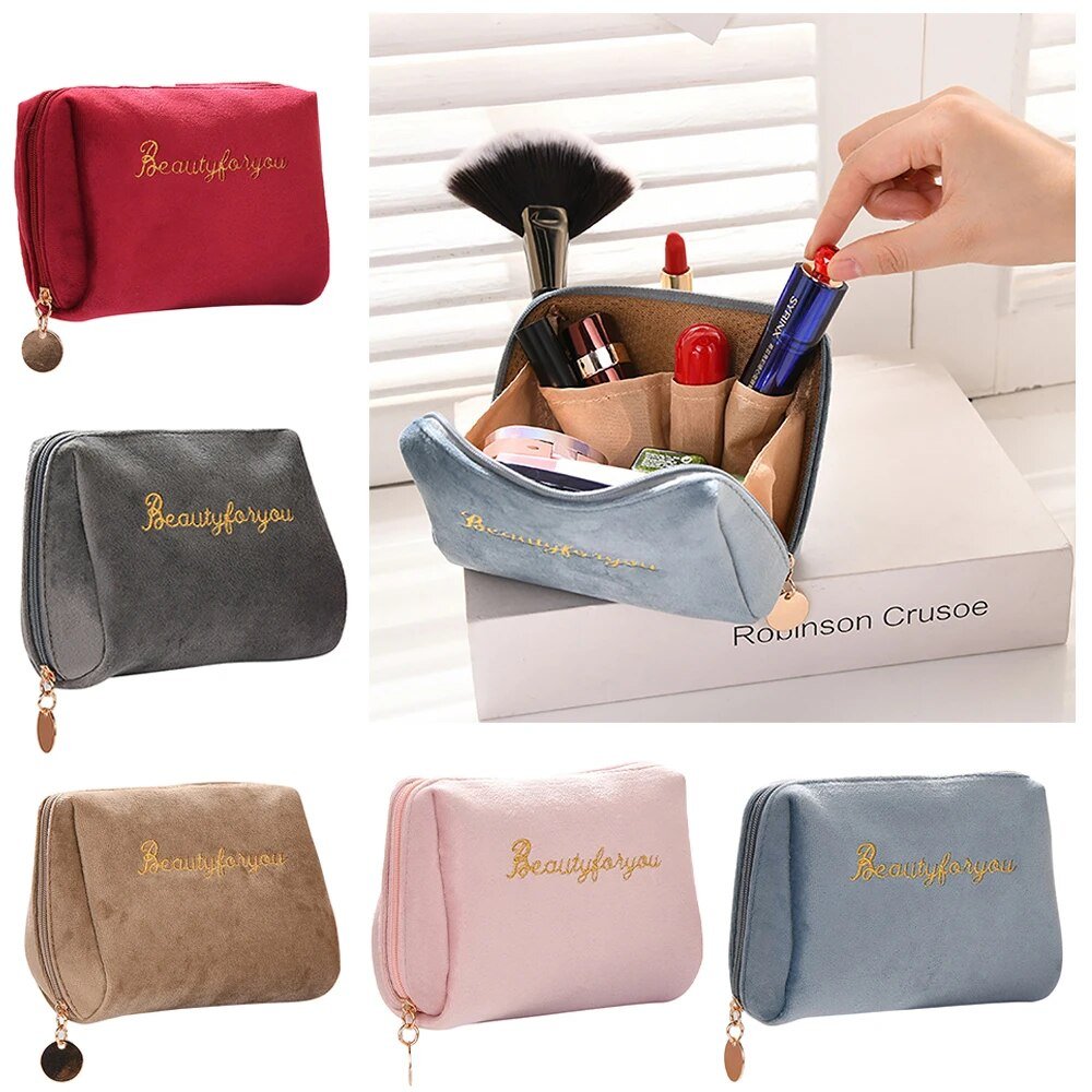 Luxury Soft Makeup Bag