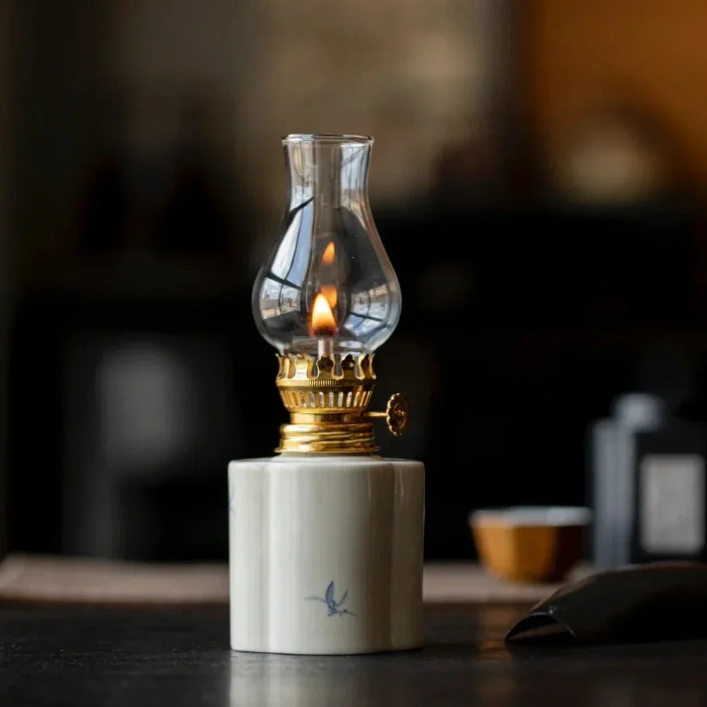 Classic Bronze Table Lantern