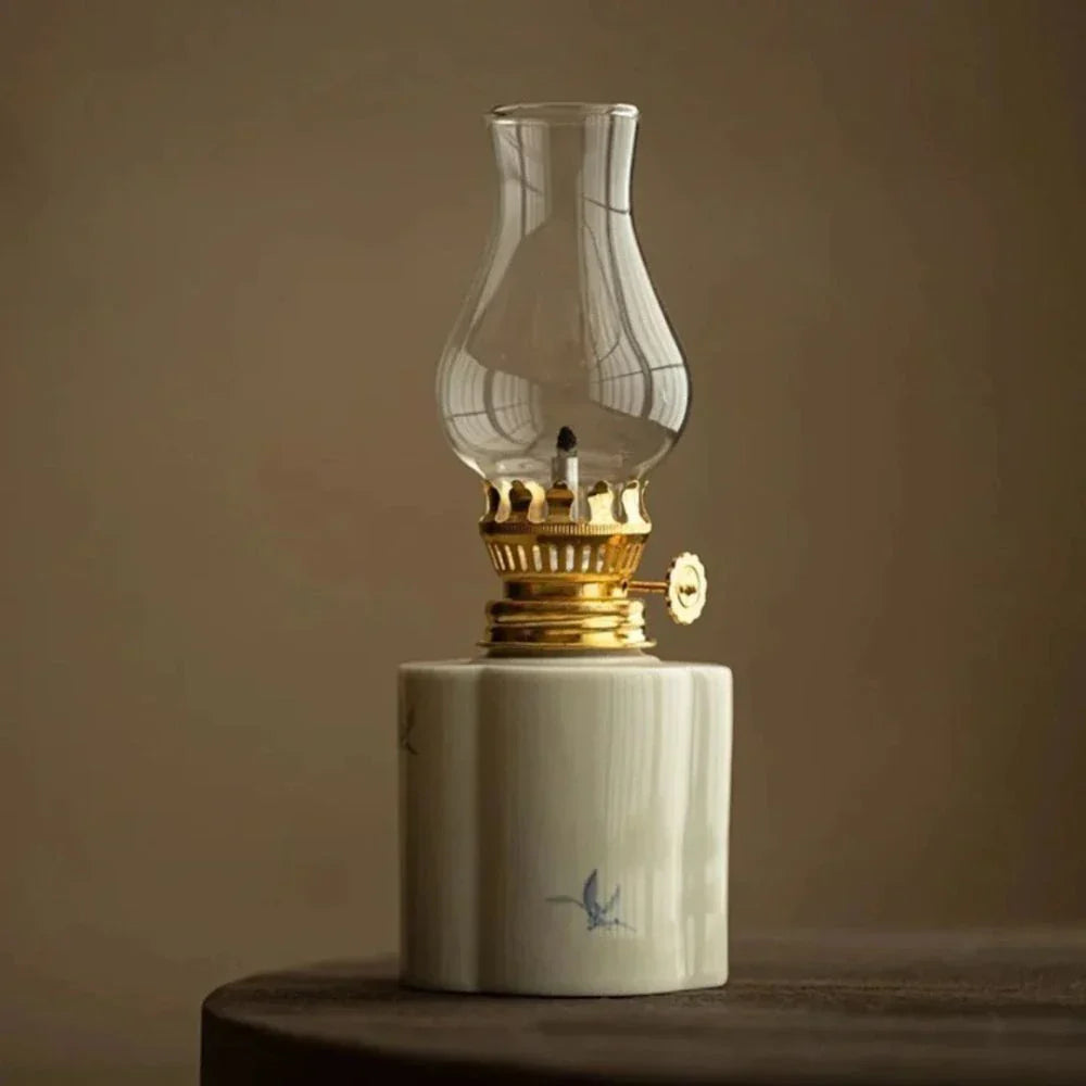 Classic Bronze Table Lantern