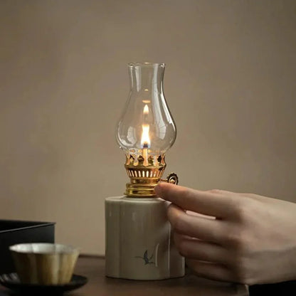 Classic Bronze Table Lantern