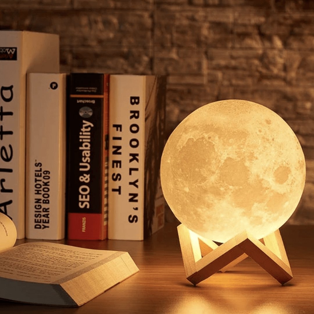 Befez | Elegant Moon Lamp with Cordless Touch Control - Befez