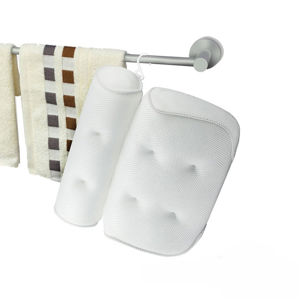 Comfortable Bath Pillow with Suction Cups