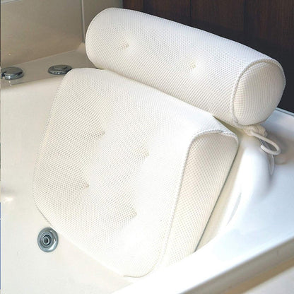 Comfortable Bath Pillow with Suction Cups