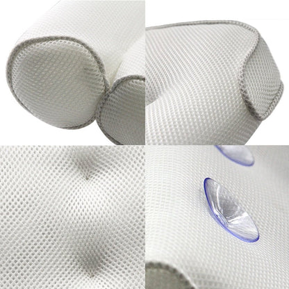 Comfortable Bath Pillow with Suction Cups