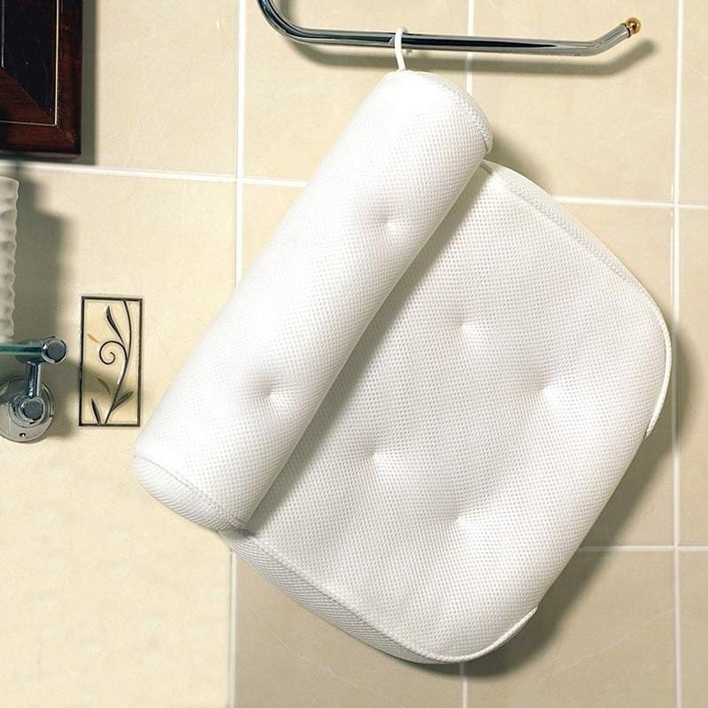 Comfortable Bath Pillow with Suction Cups