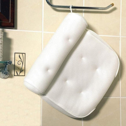 Comfortable Bath Pillow with Suction Cups