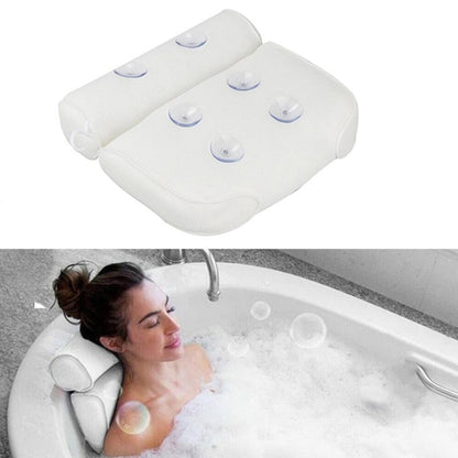 Comfortable Bath Pillow with Suction Cups