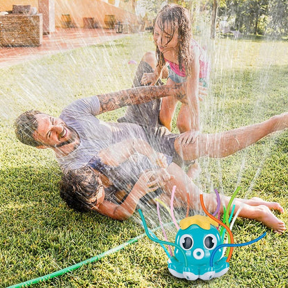 Colorful Kids Octopus Water Sprinkler Toy