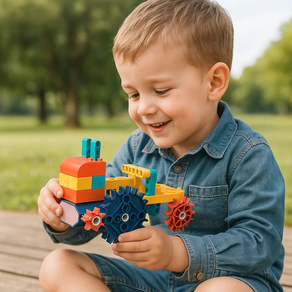 Fun STEM Motorized Building Blocks Set