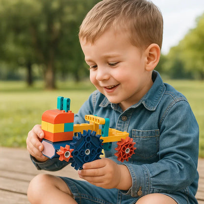 Fun STEM Motorized Building Blocks Set