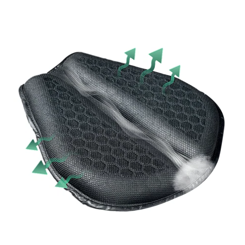 Comfortable Motorcycle Gel Seat Cushion | Soft & Grippy