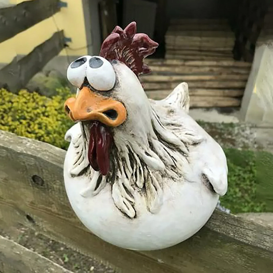 Quirky Farm Animal Yard Decoration – Outdoor Resin Figures - Befez