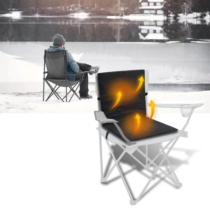 Compact USB Heated Seat Cushion with 3 Settings