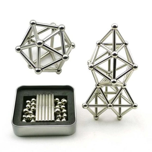 Strong Magnetic Sticks and Balls Building Set - Befez