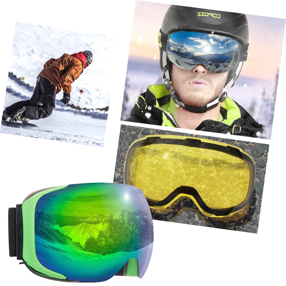 Winter Ski Goggles with Lens Kit