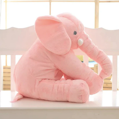 Snug Plush Baby Elephant Pillow