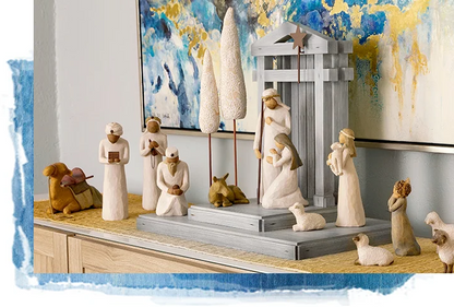 Christmas Nativity 20-Piece Figurine Set