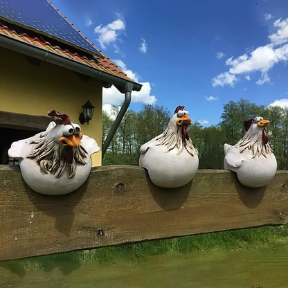 Quirky Farm Animal Yard Decoration – Outdoor Resin Figures