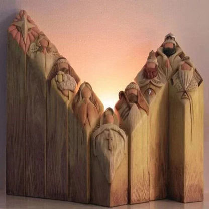 Christmas Nativity Scene Figurine Set