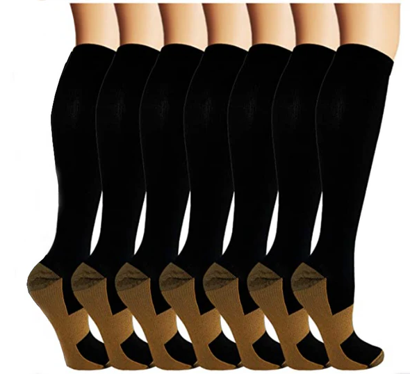 Supportive Athletic Socks (7 Pack) for Men and Women - Befez