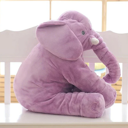Snug Plush Baby Elephant Pillow