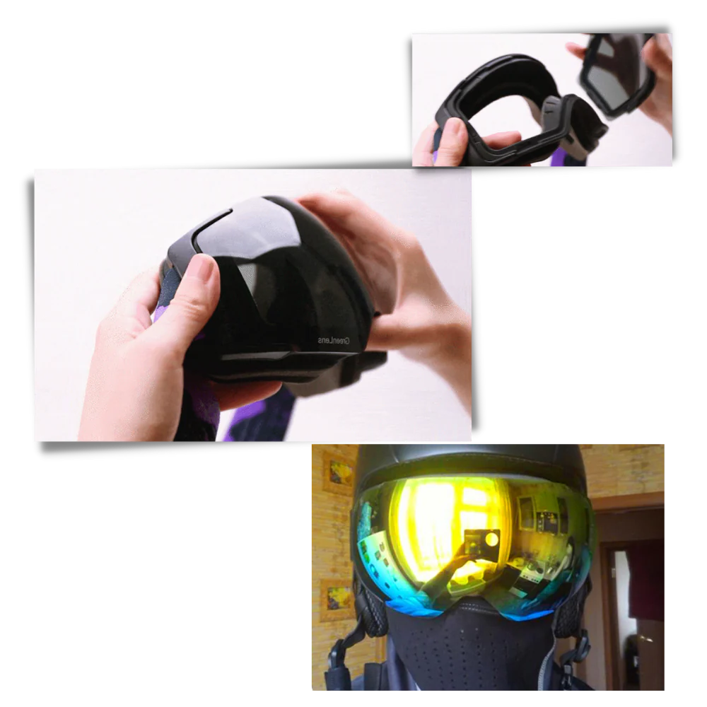Winter Ski Goggles with Lens Kit