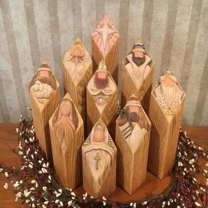Christmas Nativity Scene Figurine Set