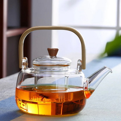 Clear Thermal Shock Resistant Glass Teapot - Befez