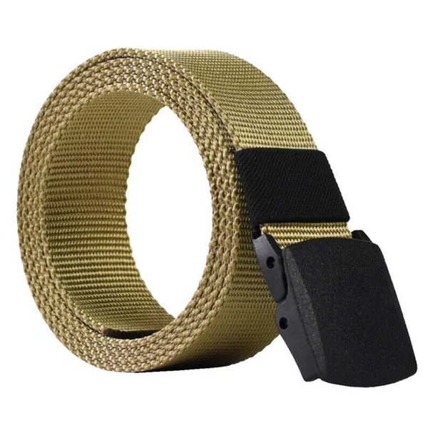 Tactical Mens Nylon Web Belt with Ventilated Straps