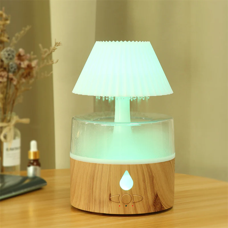 Compact Mist Air Humidifier with LED Nightlight
