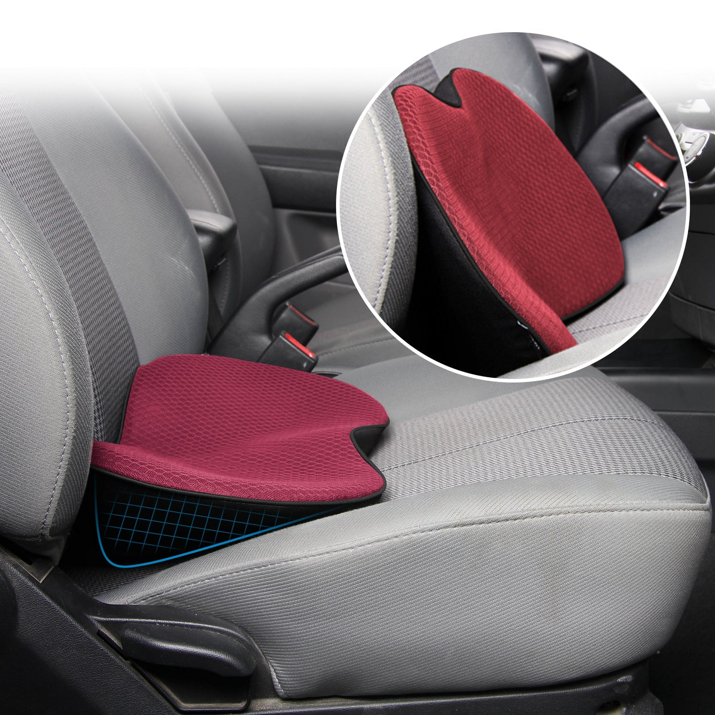 Comfortable Car Seat Pad for Drivers