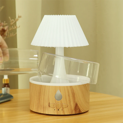 Compact Mist Air Humidifier with LED Nightlight