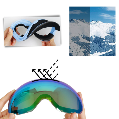 Winter Ski Goggles with Lens Kit
